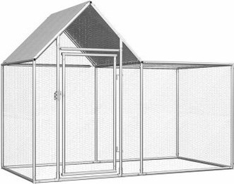 Produktbild von VidaXL Hühnerstall verzinkter Stahl