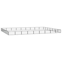 vidaXL Hunde Laufstall 32-teilig 100x50 cm pulverbeschichteter Stahl Welpenauslauf - 32 x 100 cm – Bild 1 von 7