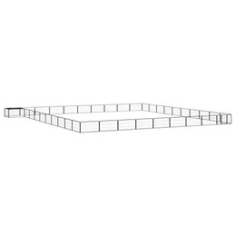 Produktbild von vidaXL Hunde Laufstall 40-teilig 100x50 cm Stahl pulverbeschichtet Welpenauslauf