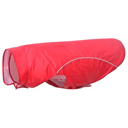 Produktbild von vidaXL Hunde Regenmantel mit Reflexstreifen Polyester Rot 3XL