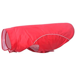 Produktbild von vidaXL Hunde Regenmantel mit Reflexstreifen Polyester Rot 4XL