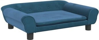 vidaXL Hundebett aus Samt mit Kiefernholzrahmen – Bild 1 von 7