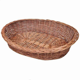 Produktbild von vidaXL Hundebett aus Weide Natur 90 cm