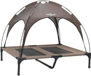 VidaXL Hundebett braun 77 cm, 82,5 cm, 77 cm – Bild 1 von 9