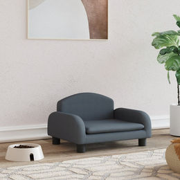 Produktbild von vidaXL Hundebett Dunkelgrau 50x40x30 cm Stoff