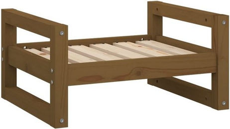 Produktbild von vidaXL Hundebett Honigbraun Massivholz Kiefer
