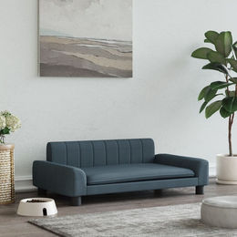 Produktbild von vidaXL Hundebett Hundesofa Dunkelgrau 90x53x30 cm Stoff