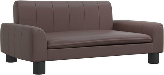 Produktbild von vidaXL Hundebett Hundesofa mit Kunstlederbezug Braun 70x45x30 cm