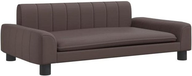 Produktbild von vidaXL Hundebett Hundesofa mit Kunstlederbezug Braun 90x53x30 cm