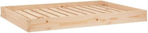 Produktbild von vidaXL Hundebett Massivholz Kiefer 101,5x74x9 cm