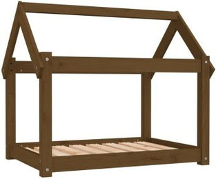 vidaXL Hundebett Massivholz Kiefer – Bild 1 von 9