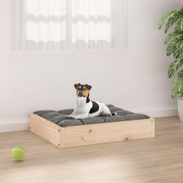 Produktbild von vidaXL Hundebett Massivholz Kiefer 51,5x44x9 cm