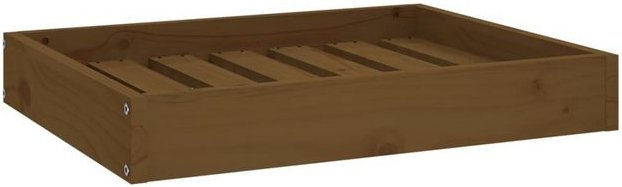 Produktbild von vidaXL Hundebett Massivholz Kiefer 61,5x49x9 cm