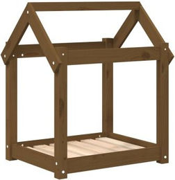 vidaXL Hundebett Massivholz Kiefer – Bild 1 von 8