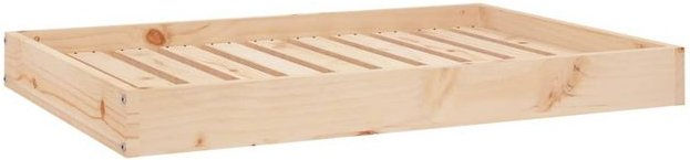 Produktbild von vidaXL Hundebett Massivholz Kiefer 91,5x64x9 cm