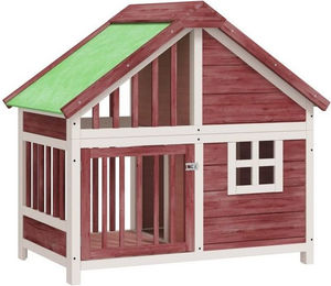 Produktbild von vidaXL Hundebett Moka aus massivem Kiefernholz