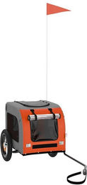 Produktbild von vidaXL Hundebuggy Oranger Hundekinderwagen