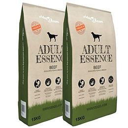 Produktbild von vidaXL Hundefutter Premium Adult Essence Beef - 2 x 15 kg