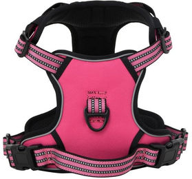 Produktbild von vidaXL Hundegeschirr Brustgeschirr Reflektierend Verstellbar Rosa S Polyester