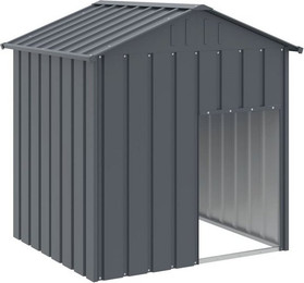 Produktbild von vidaXL Hundehütte mit Dach Anthrazit 117x103x123 cm verzinkter Stahl
