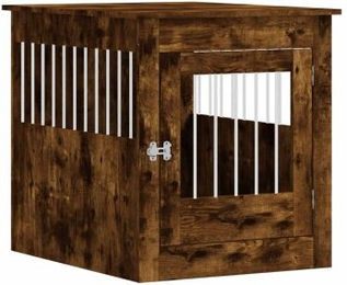 VidaXL Hundekäfig im Möbel-Stil dunkelbraun 80 cm, 64,5 cm, 71 cm – Bild 1 von 3