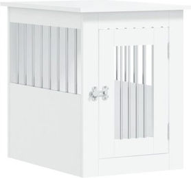 VidaXL Hundekäfig im Möbel-Stil weiß 62 cm, 45 cm, 59 cm – Bild 1 von 3