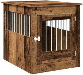 Produktbild von vidaXL Hundekäfig im Möbelstil Altholz-Optik 64,5x80x71 cm