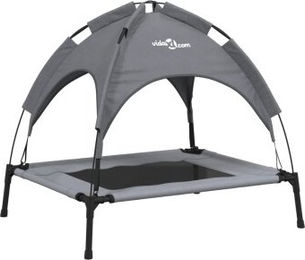 vidaXL Hundeliege mit Dach aus Oxford-Gewebe und Stahl – Bild 1 von 9