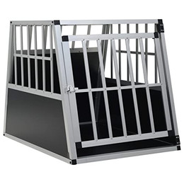 Produktbild von vidaXL Hundetransportbox Einzeltür 65x91x69,5 cm