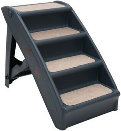 Produktbild von vidaXL Hundetreppe 4 Stufen klappbar