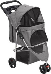 vidaXL Hundewagen Faltbar 80x46x98cm Oxford-Gewebe – Bild 1 von 9