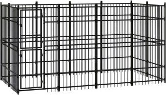 Produktbild von VidaXL Hundezwinger Box Stahl 3,84 m, 1,92 m, 2 m