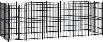 Produktbild von VidaXL Hundezwinger Box Stahl 5,76 m, 1,92 m, 2 m