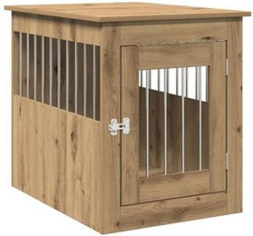 vidaXL Hundezwinger Hundekäfig im Möbelstil Artisan-Eiche – Bild 1 von 3