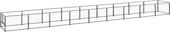 vidaXL Hundezwinger Schwarz 9m² Stahl – Bild 1 von 9