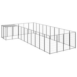 vidaXL Hundezwinger Schwarz Stahl – Bild 1 von 8
