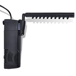 Produktbild von vidaXL Innenfilter 300L/h Aquarium Aktivkohle Filterpumpe - 300 l
