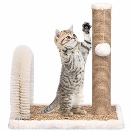 Produktbild von vidaXL Katzenbaum mit Fellpflegebogen und Kratzsäule