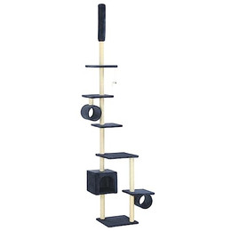 Produktbild von vidaXL Katzenbaum Sisal 260cm Dunkelblau