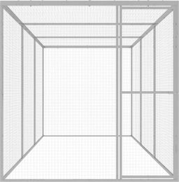 Produktbild von vidaXL Katzenkäfig verzinkter Stahl