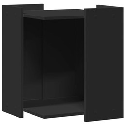 Produktbild von vidaXL Katzenklo Schrank Katzenmöbel Schwarz Holzwerkstoff