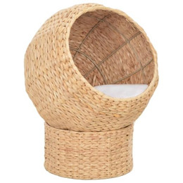 Produktbild von vidaXL Katzenkorb mit abnehmbarem Kissen aus Seegras 45 cm Natur