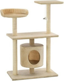 Produktbild von vidaXL Katzenkratzbaum Sisal 95 cm Beige
