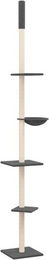 Produktbild von vidaXL Kratzbaum Deckenhoch Dunkelgrau