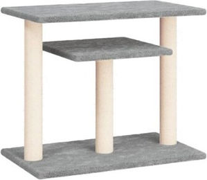 vidaXL Kratzbaum Katzenbaum mit Plattformen Hellgrau – Bild 1 von 7