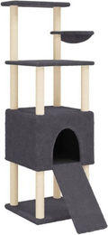 Produktbild von vidaXL Kratzbaum mit Sisal-Kratzsäulen und weichem Plüsch