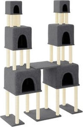 vidaXL Kratzbaum mit Sisal-Kratzsäulen und weichem Plüsch – Bild 1 von 3