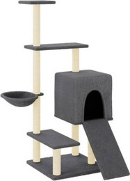 Produktbild von vidaXL Kratzbaum mit Sisal-Kratzsäulen und weichem Plüsch