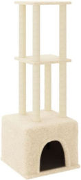 Produktbild von vidaXL Kratzbaum mit Sisal-Kratzsäulen und weichem Plüsch