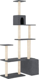 Produktbild von vidaXL Kratzbaum mit Sisal-Kratzsäulen und weichem Plüsch